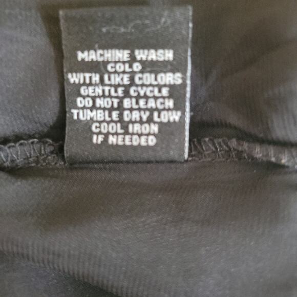 Black Slip Dress Eyelash Lace 90s Whimsigoth LBD Cocktail Party Fairy Y2K Size S - Picture 9 of 10